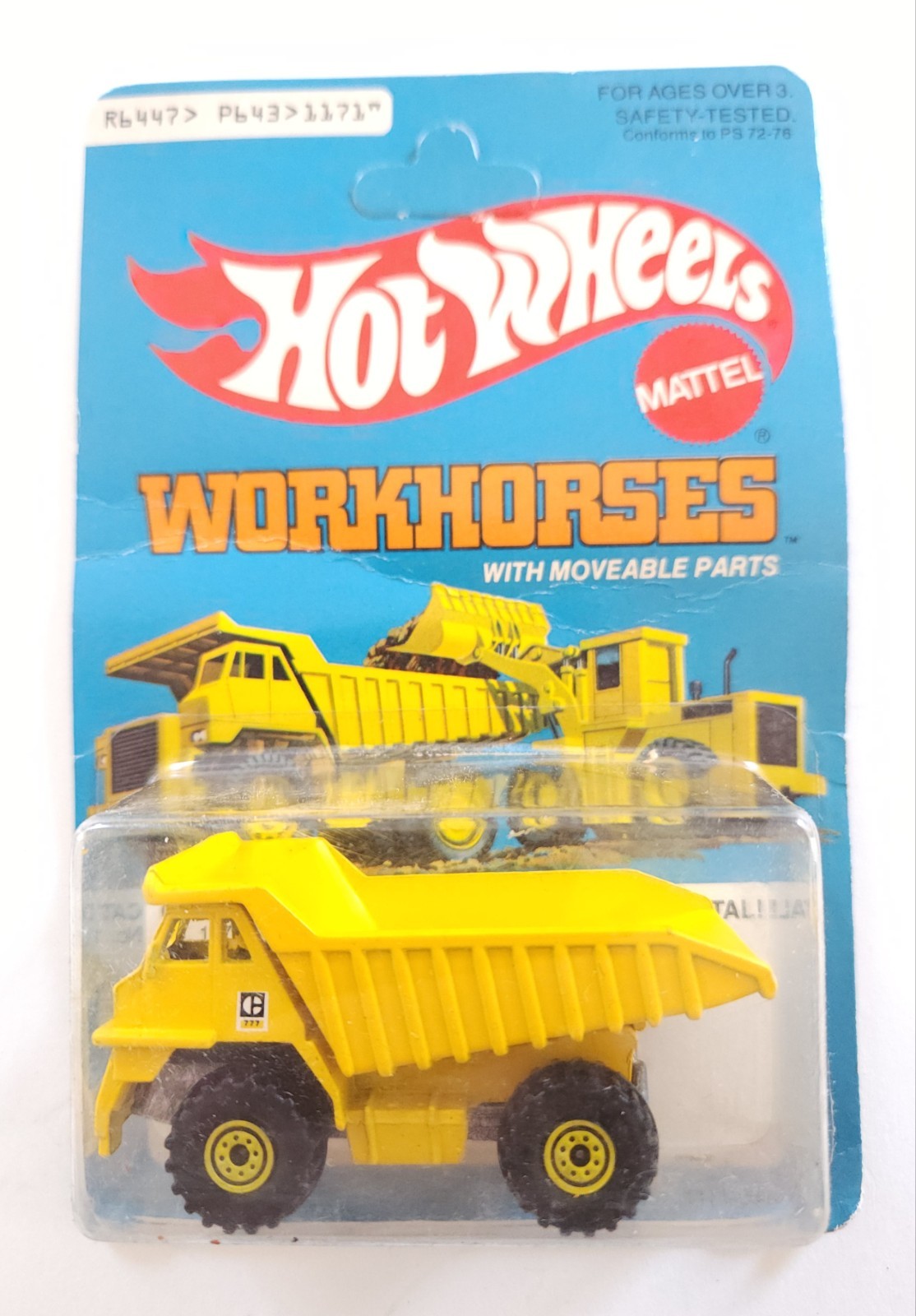 Vintage Hot Wheels Workhorses 1169 1171 1689 1173 Construction Toy Lot