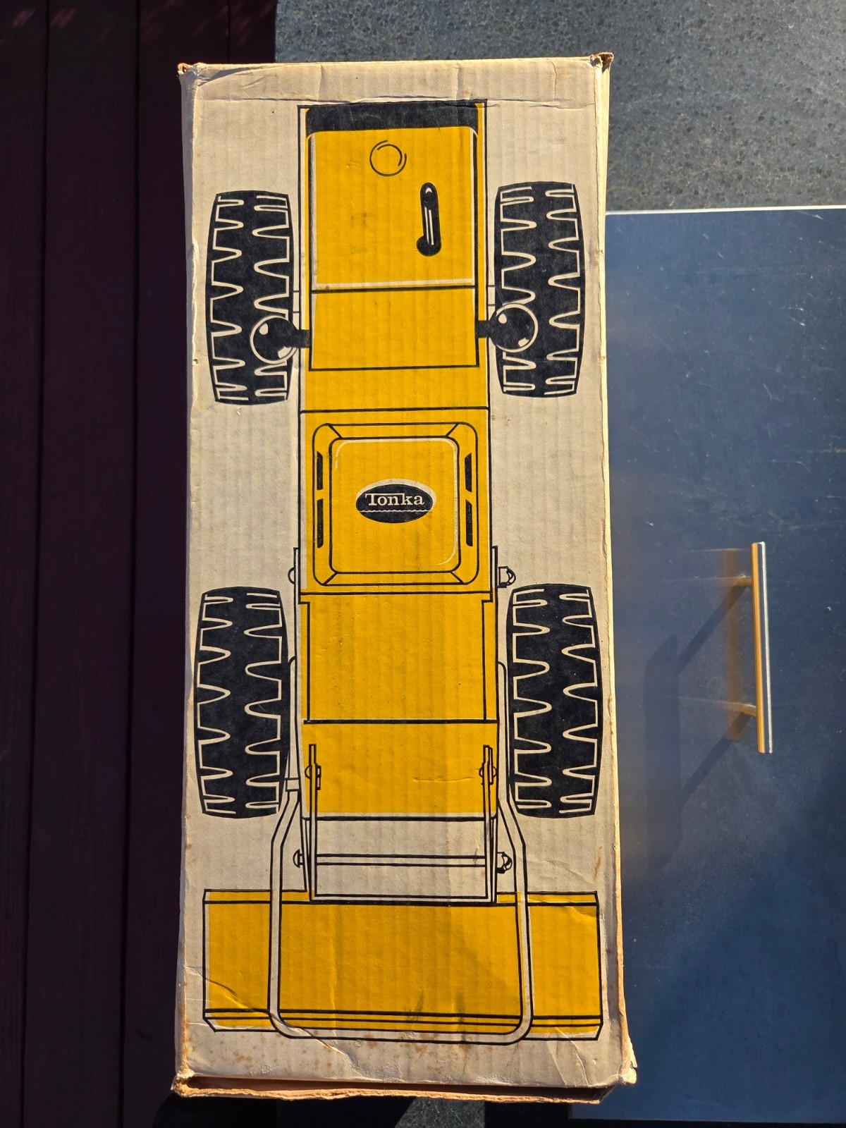 Vintage Tonka 1968 Mighty Loader Packaging #3920 Box Only