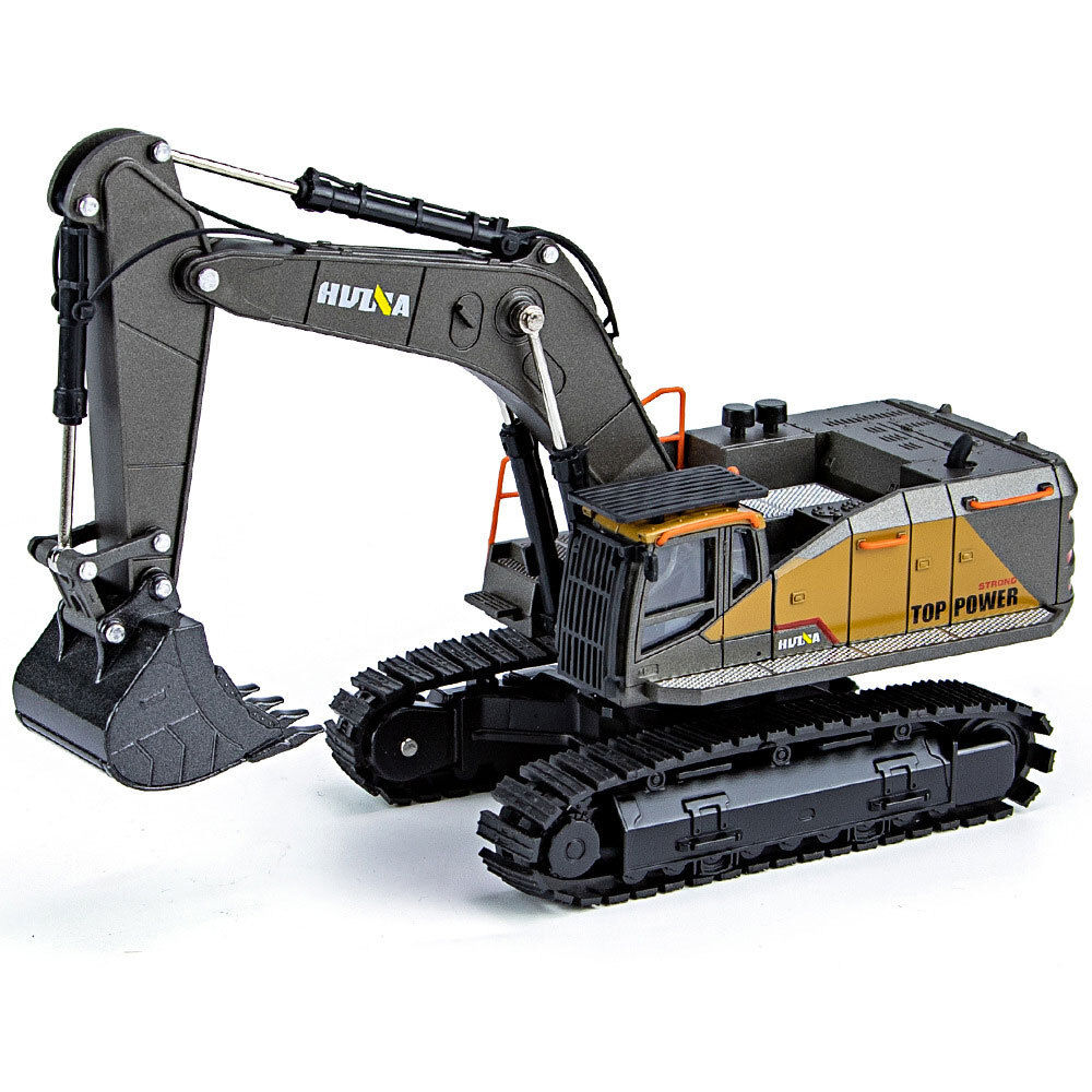 1:50 Excavator Truck Toy Construction Vehicle Diecast Metal Engineering Toys