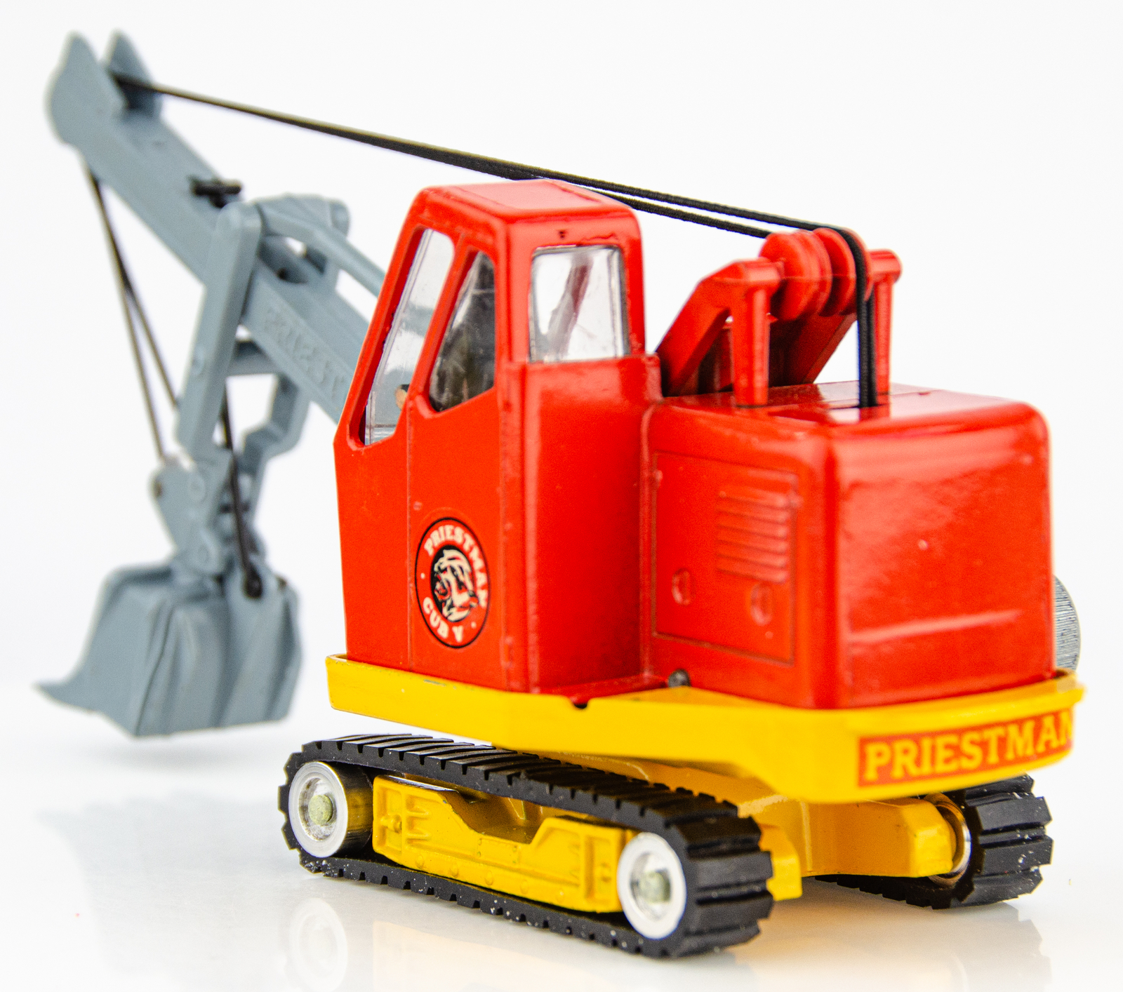 Vintage Corgi Major Toys 1128 Priestman « Cub V » Excavator Shovel Diecast Model