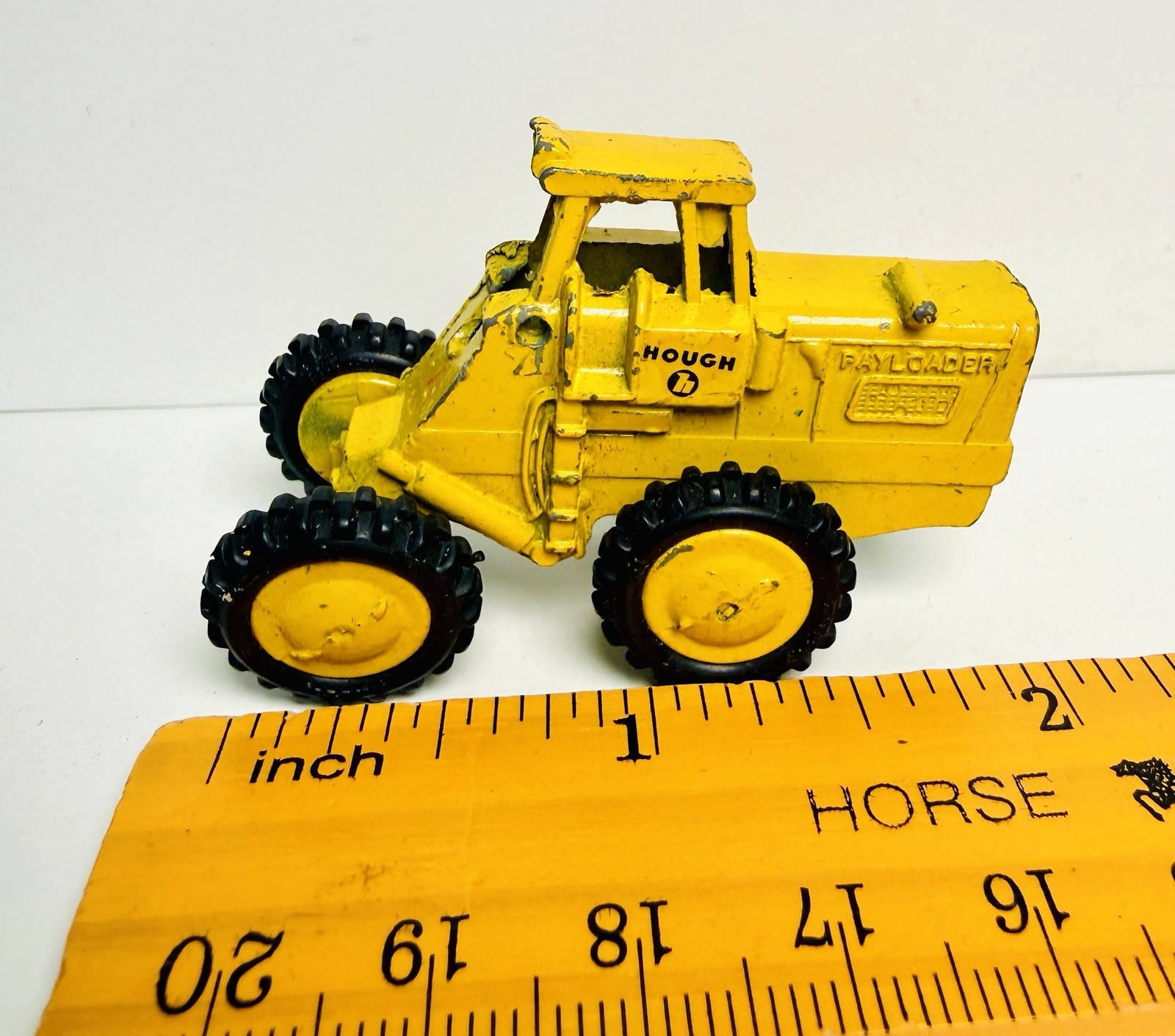 Vintage 1960s Mercury Lit’l Toy 5-69 Hough H-120 Construction 2” Wheel Loader