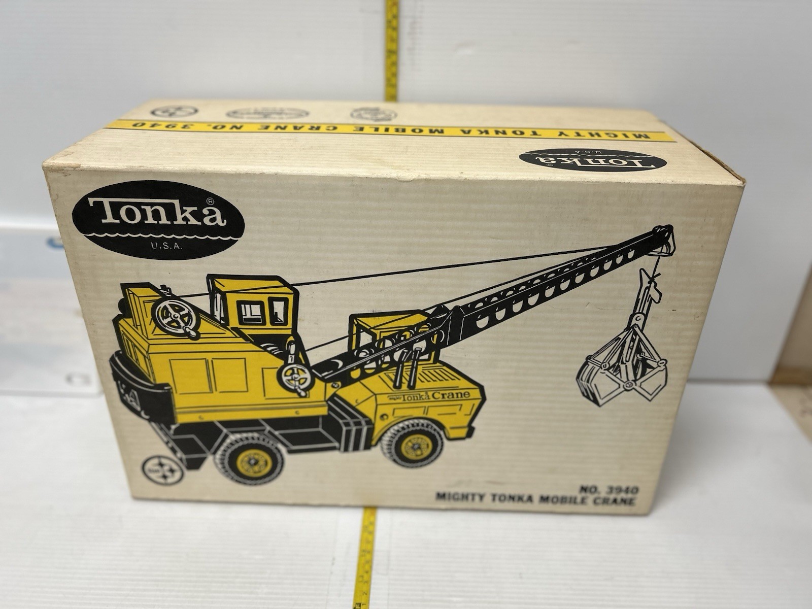 Mighty Tonka Crane 3940 Original Box Only No Crane