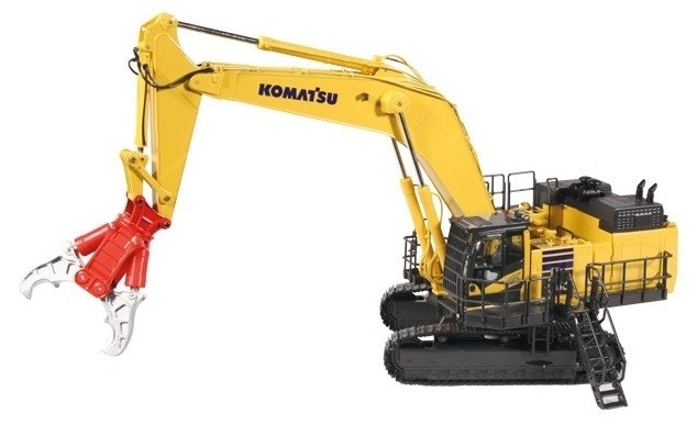 NZG,KOMATSU PC1250 excavator with demolition grapple, 1/50, NZG9991