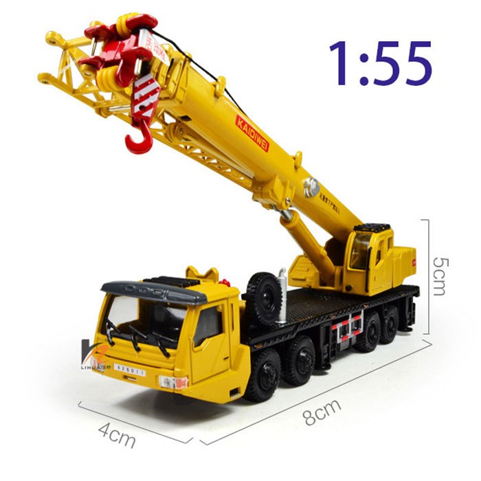 1:64 Chinese Machinery Lift Crane Truck Construction Equipment Diecast Model