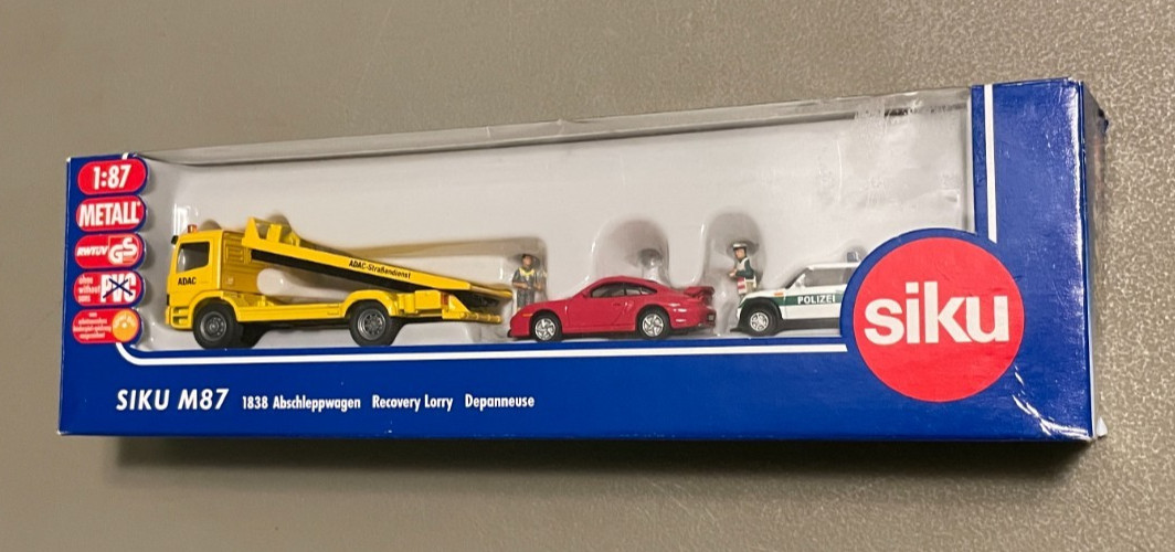 Siku M87 Recovery Lorry #1838 Diecast Metal 1:87 HO Scale