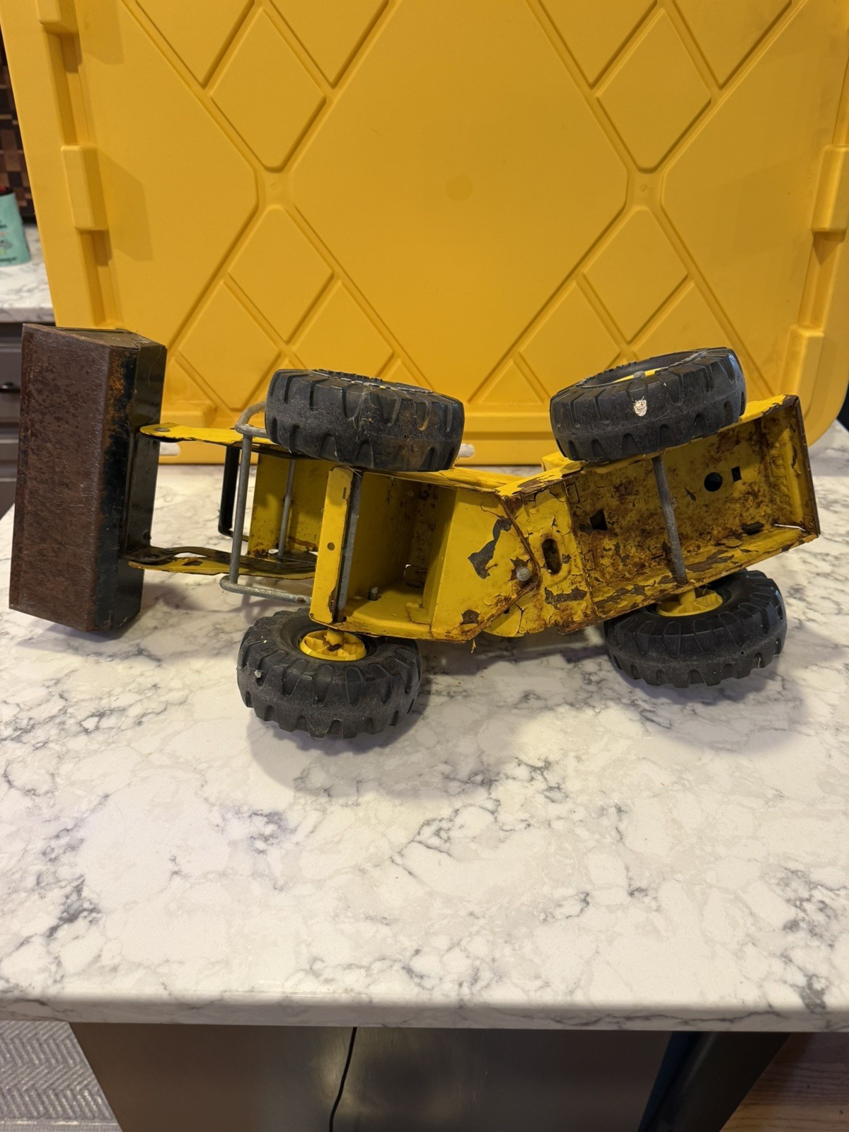 Vintage Mighty Tonka Steel Turbo Diesel XMB-975 Front End Loader 54280 – 22&Prime;