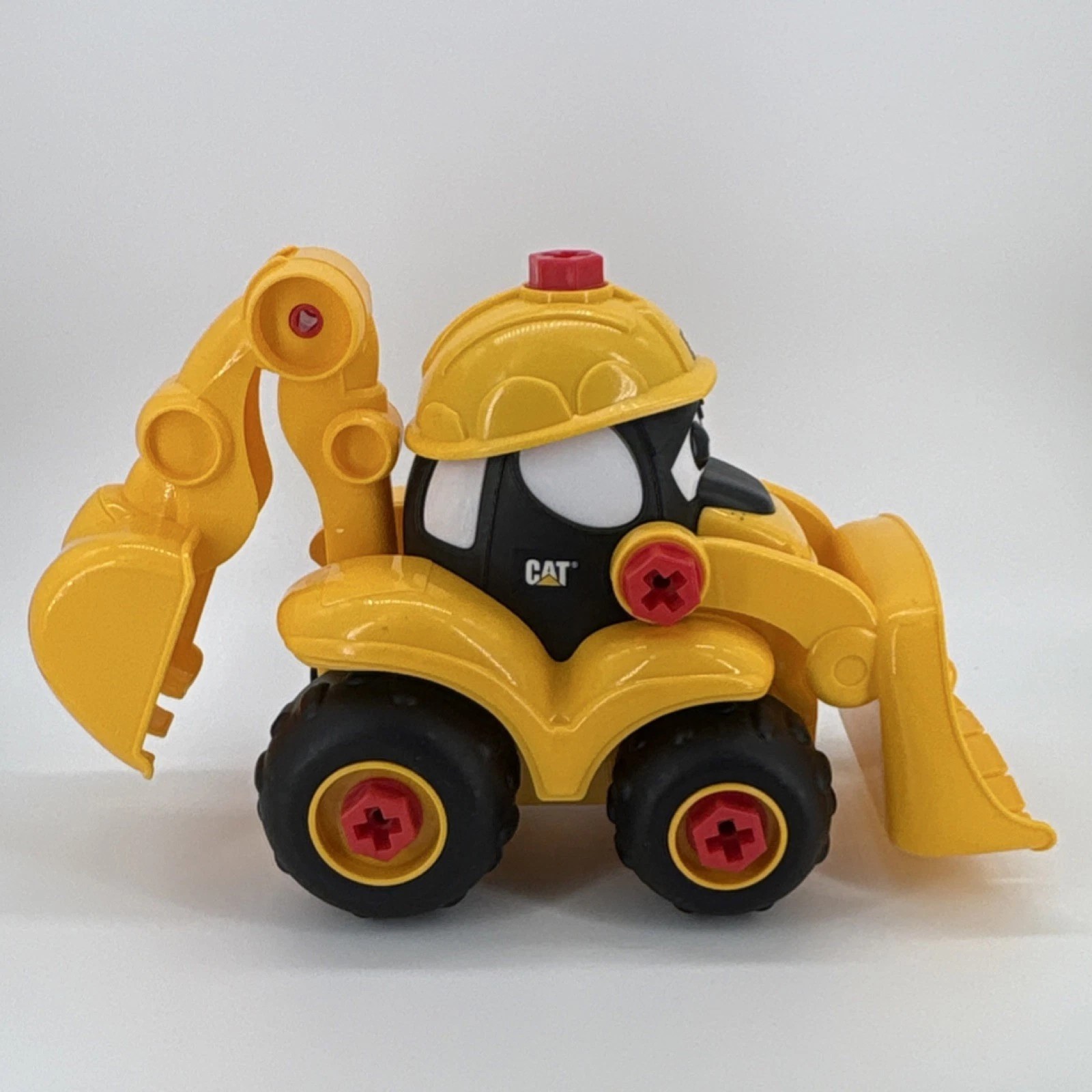 CAT Toy State Take Apart Construction Toy Lot Dump Truck Backhoe Loader Machine