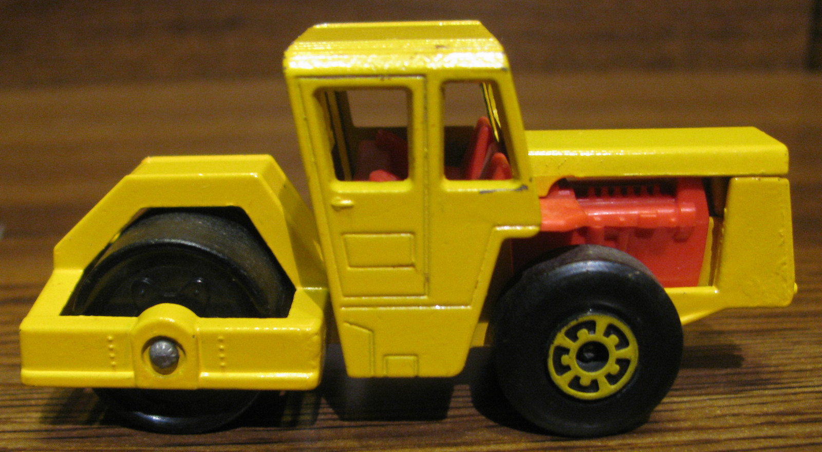 Vintage 1978 MATCHBOX #72 BOMAG ROAD ROLLER Very Good