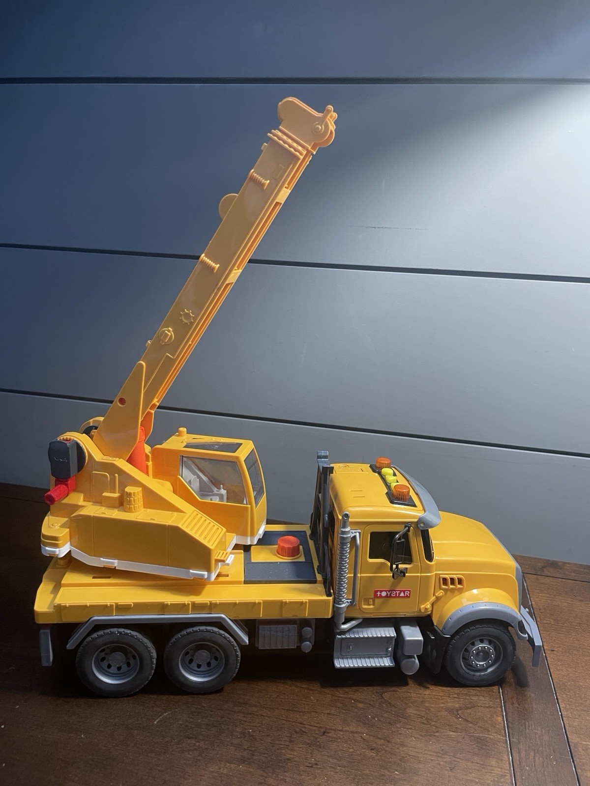 Crane Truck Toy Construction for Kids – Extendable Arm, Sounds, Lights!! FUN!