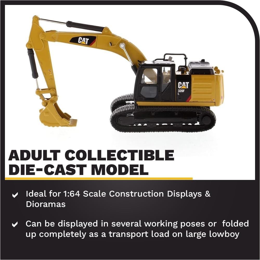 Diecast Caterpillar 320D L Excavator | Play & Collect Series