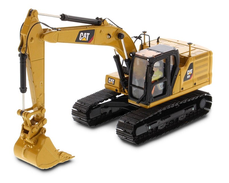 Diecast Masters Caterpillar 323 Next Gen Excavator with work Tools 1:50 85657