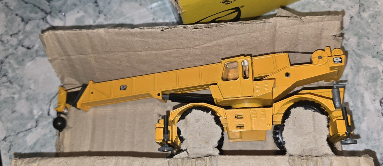 NZG 149 Grove RT75S mobile Construction Crane. 1/55 scale Diecast model NRFB OS