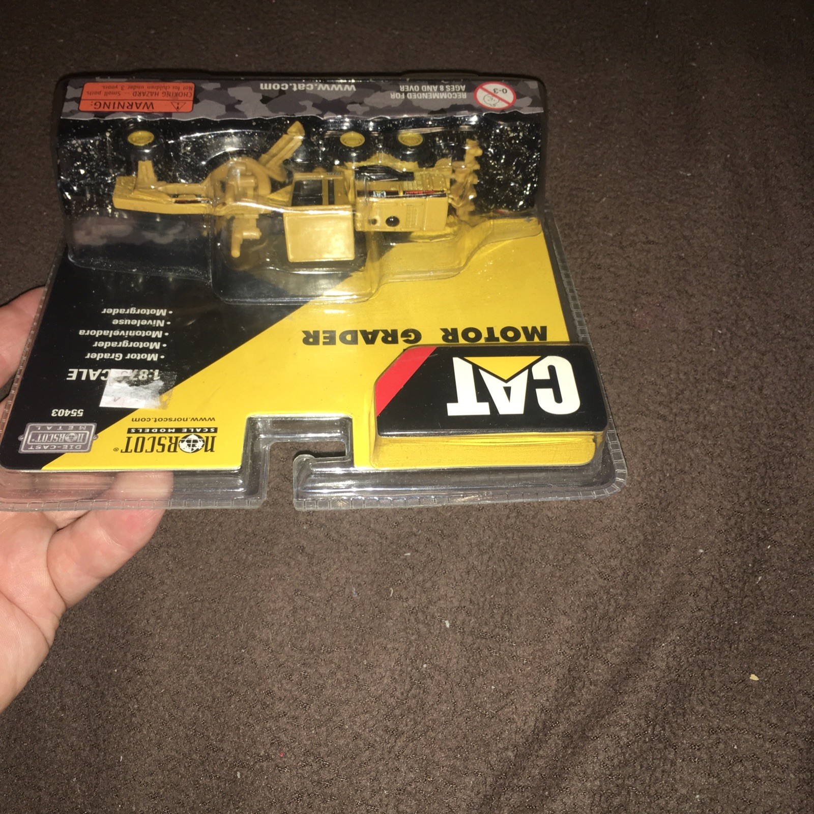 2007 NORSCOTT CAT 163H Motor Grader HO 1:87 55403 Unopened Box