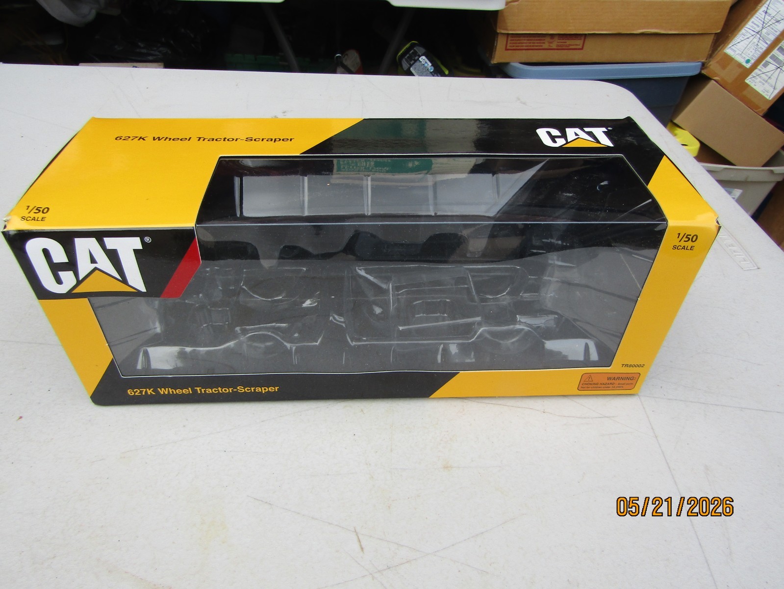 Tonkin Replicas 1:50 Caterpillar CAT 627K Wheel Tractor Scrapper TR80002 BoxONLY
