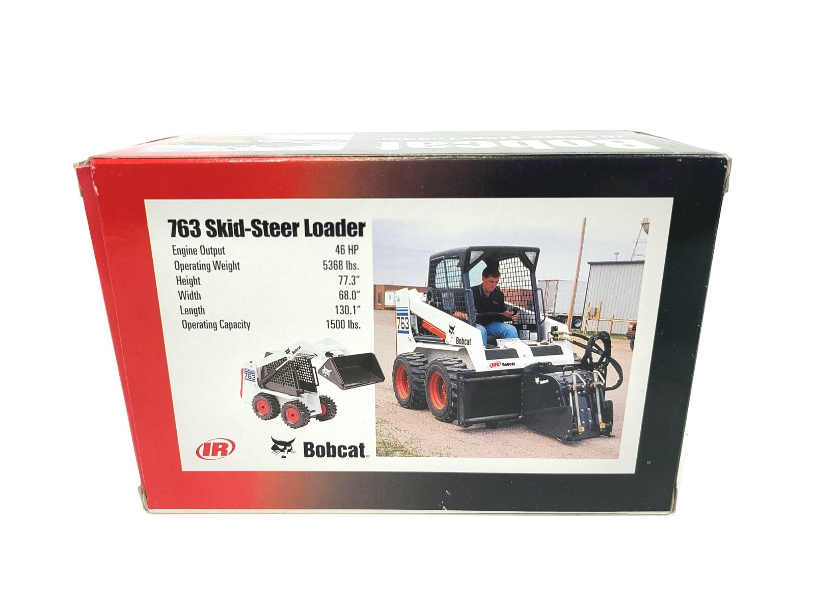 Bobcat 763 Blue Skid-Steer Loader – Wan Ho 1:25 Scale Diecast Model #6901367 New