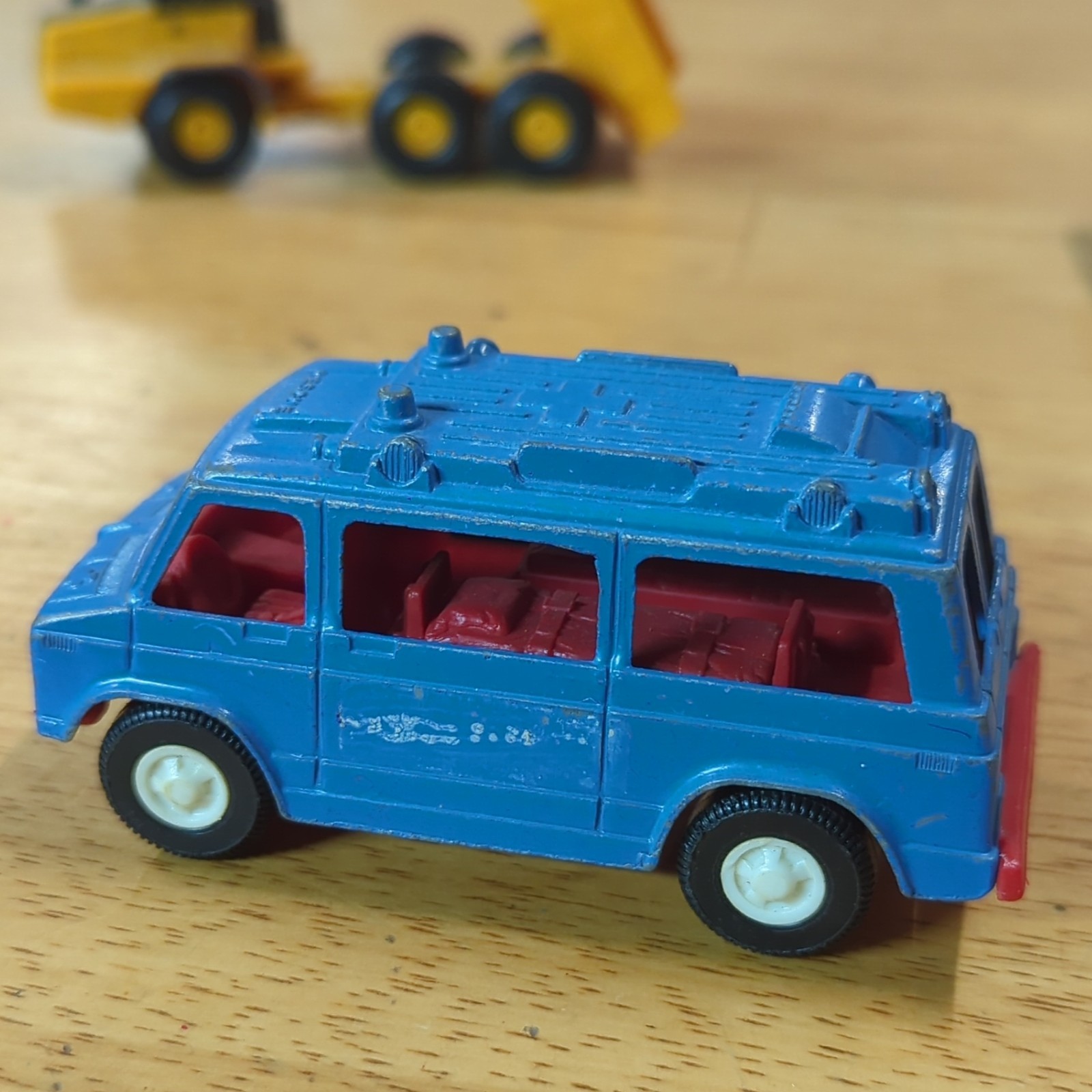 Ertl Articulating Dump, Tonka Dune Buggy, Tootsie Toy Rescue Van All Vintage