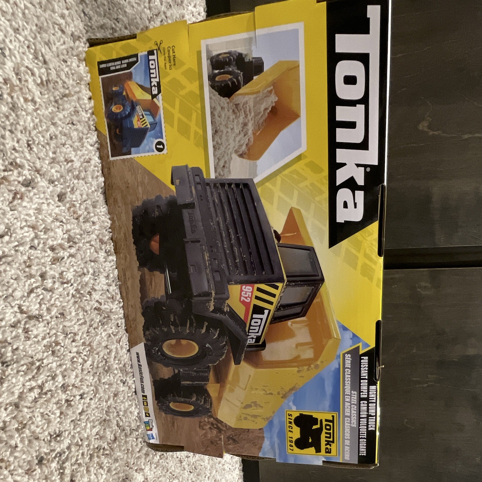 Tonka Steel Classics 952 Mighty Dump Truck Metal Yellow/Black Unopened Box