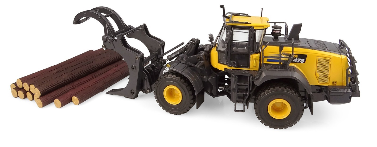 Universal Hobbies 1:50 WA475-10 Tool Linkage w/Log Grapple Diecast ReplicaUH8165