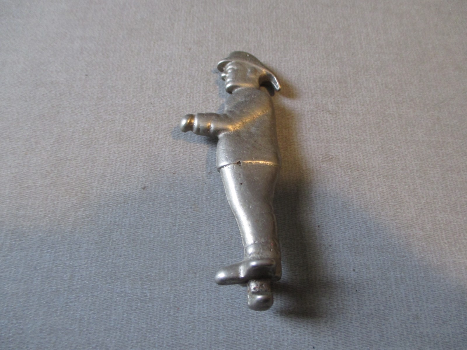1930- HUBLEY CAST IRON HUBER STEAM ROLLER- 100% ORG- HIGH GRADE ANTIQUE TOY 7.5&Prime;