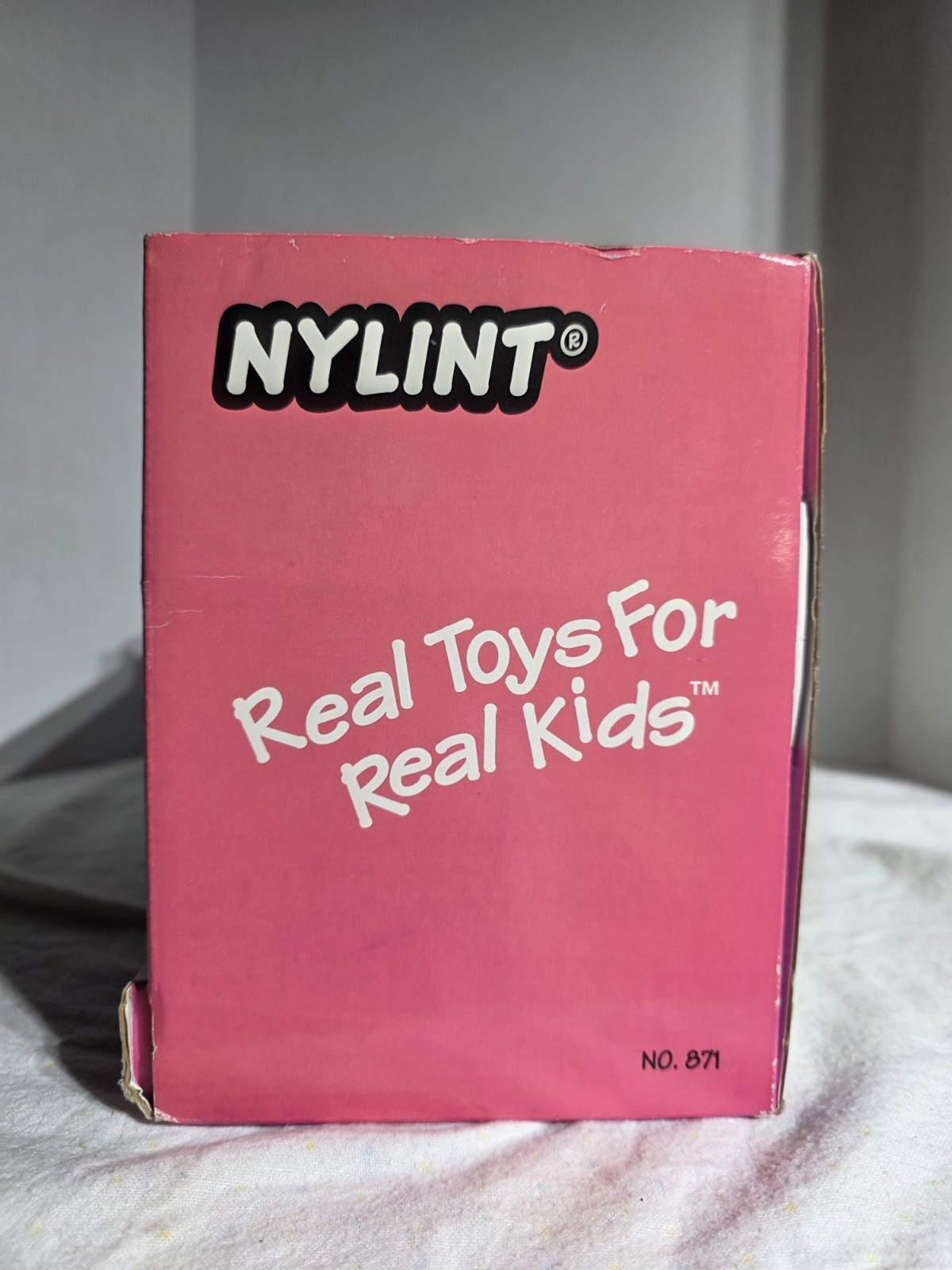 Nylint 871 Dump Truck Steel Maroon Gold Heavy-Duty Tires 1996 Toy