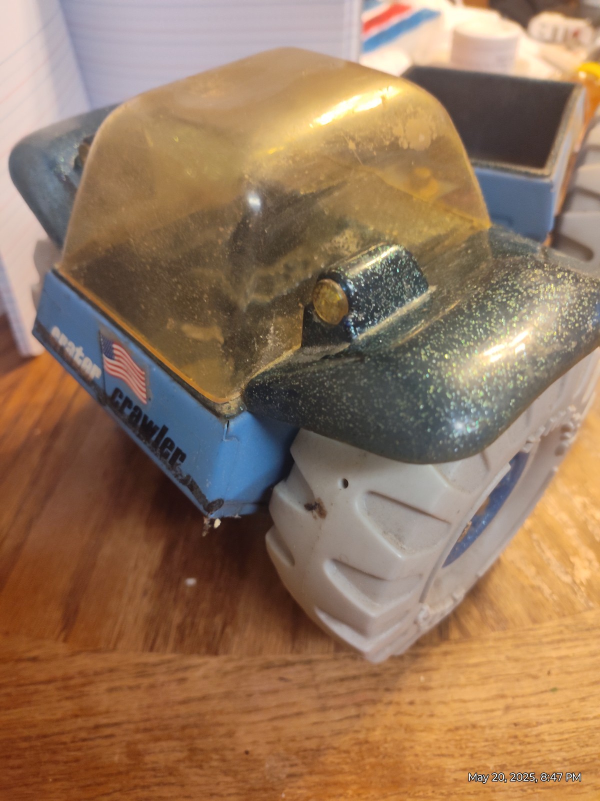 Tonka CRATER CRAWLER Articulating Space Vehicle Pressed Steel Metal — WOW!