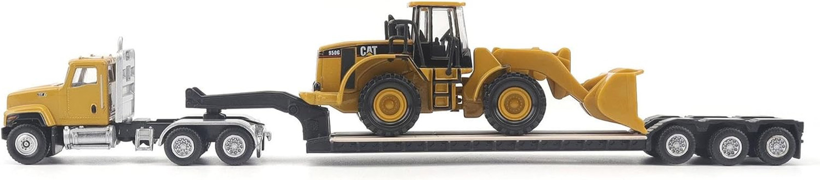 Diecast Masters 1/87 Caterpillar CT681 Day Cab with Lowboy & 950G Wheel Loader 8