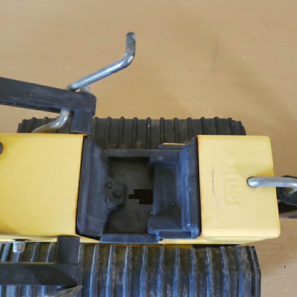 Vintage 1960s 70&rsquo;s Tonka Toy Truck Yellow Metal Backhoe Loader Excavator