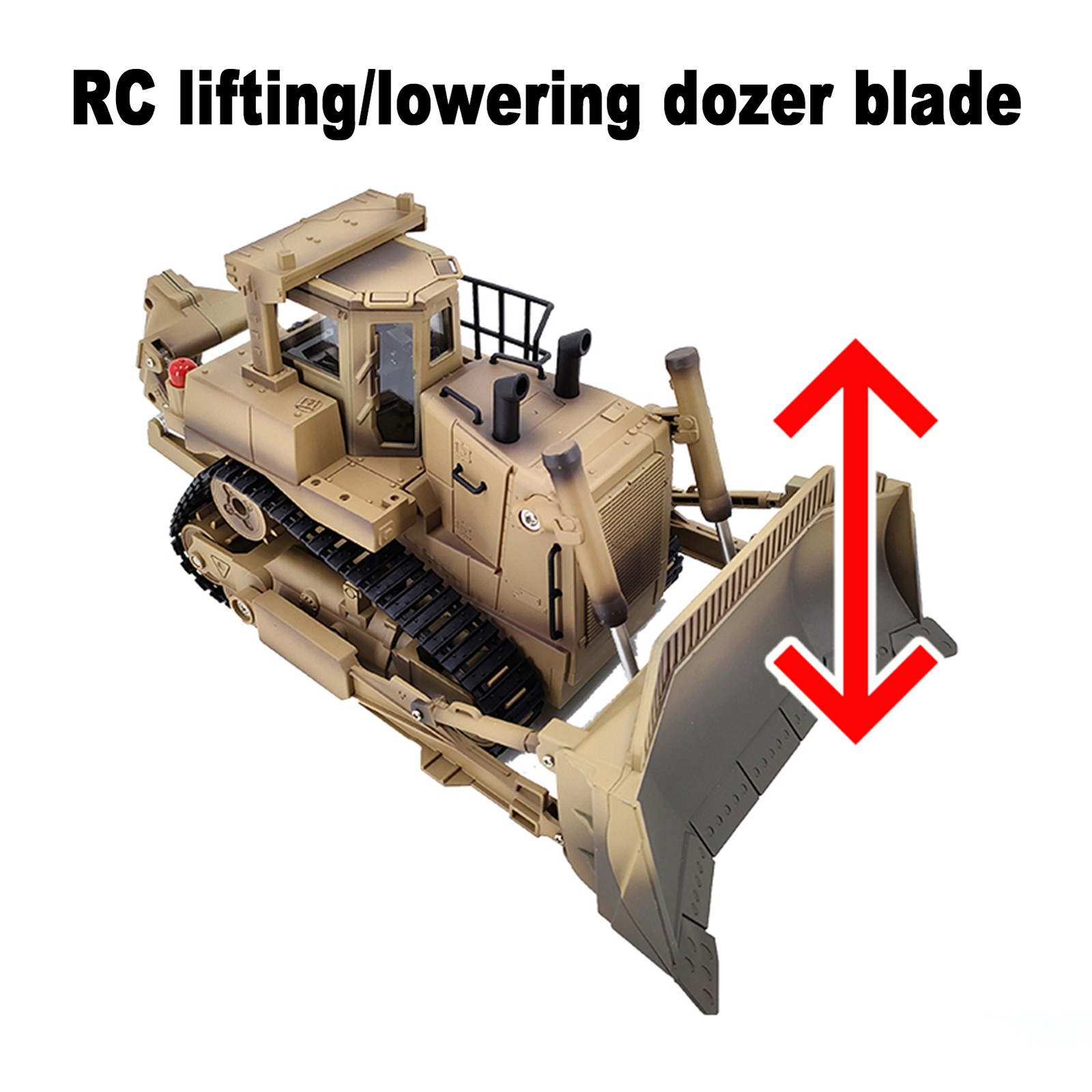 1/16 RC Dozer Design With Liftable Blade For Construction RVOS
