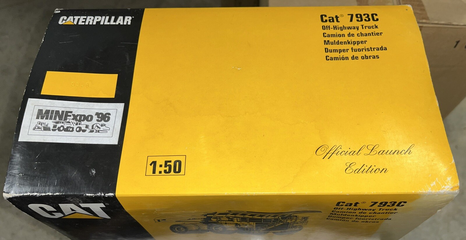 NZG CAT/Caterpillar 793C Off-Highway Truck Official Launch MINExpo ‘96 1/50