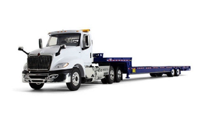 First Gear 4156 International LT w/Ledwell Hydratail Trailer 1/34 Die-cast MIB
