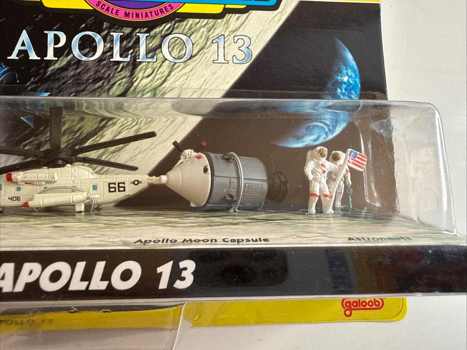 Micro Machines Set – APOLLO 13 Moon Capsule Space HH-53C Astronauts Lunar Module