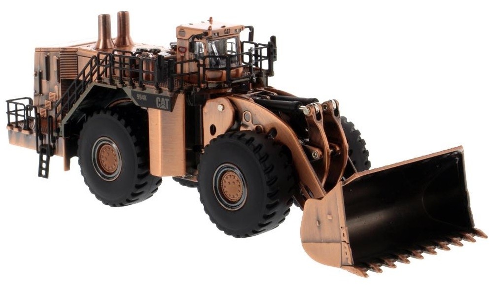 DIECAST MASTERS – CATERPILLAR 994K Copper Finish Charger – 1/125 – DCM85672