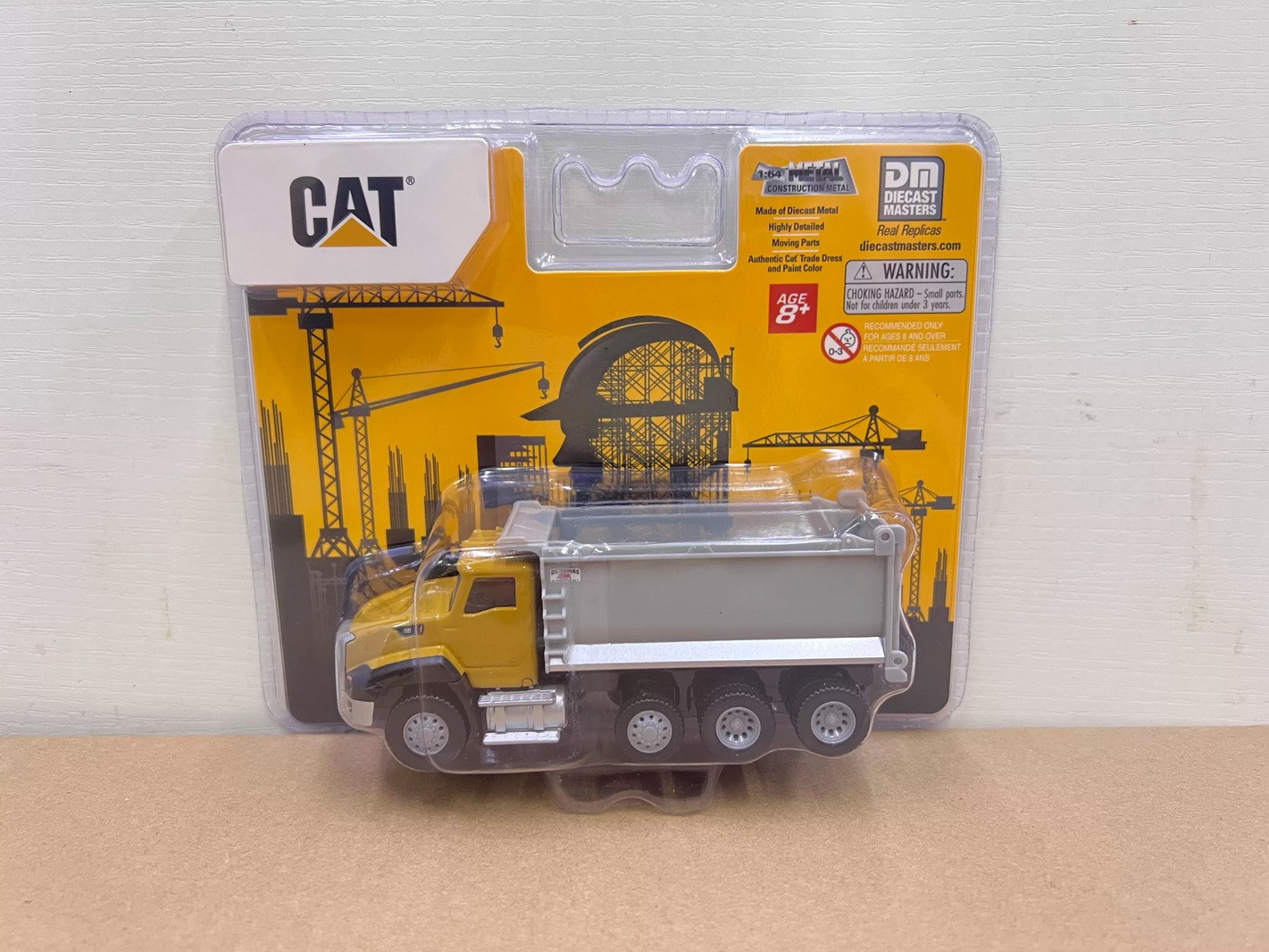 DM 1/64 Scale Cat CT660 DUMP TRUCK Diecast Model Toy Collection Gift 84643CS