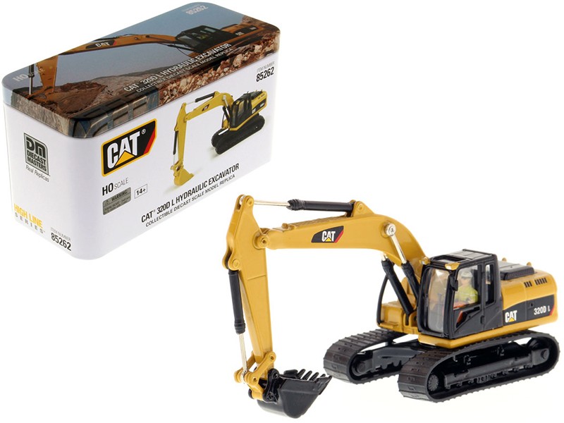 CAT Caterpillar 320D L Hydraulic Excavator with Operator Series 1/87 Scale HO