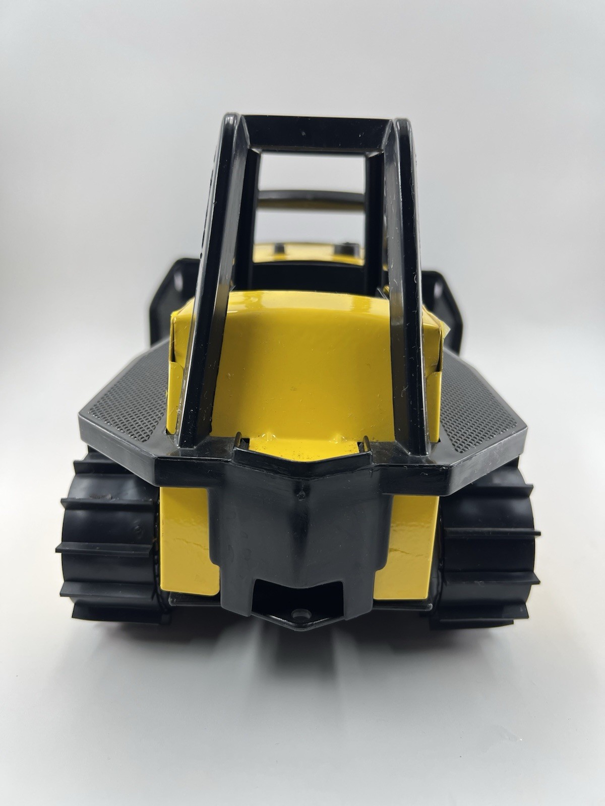 Tonka Trax Bulldozer 51054 Yellow Black Tracked Construction Toy Hasbro EUC