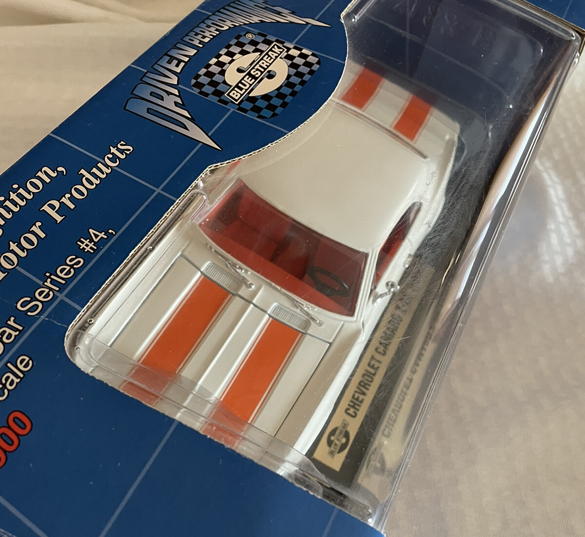 1967 CHEVROLET CAMARO Z-28 Series #4. BLUE STREAK 1:18 SCALE DIE CAST. NIB