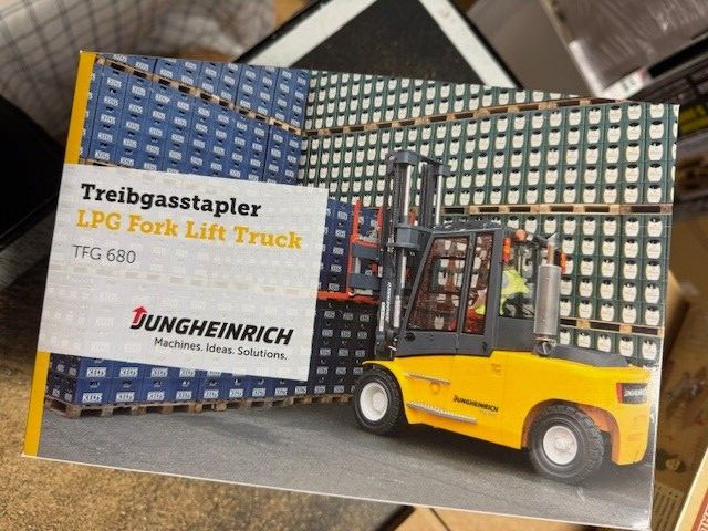NZG Diecast 1/25 Jungheinrich TFG 680 LPG Forklift Truck #913 📌USA📌Sealed