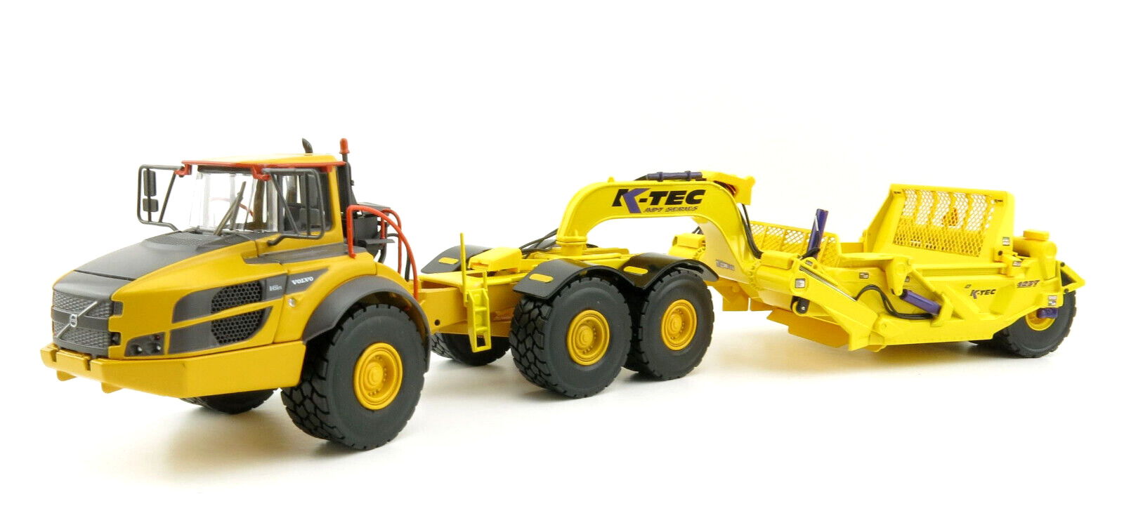Volvo A45GFS Truck with K-Tec 1237ADT Scraper – Motorart 1:50 Scale Model New