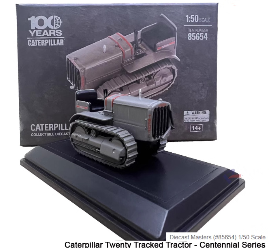 1:50 DM TWENTY TRACTOR 100YEARS Constuction Farm Machine Equipment Diecast Model