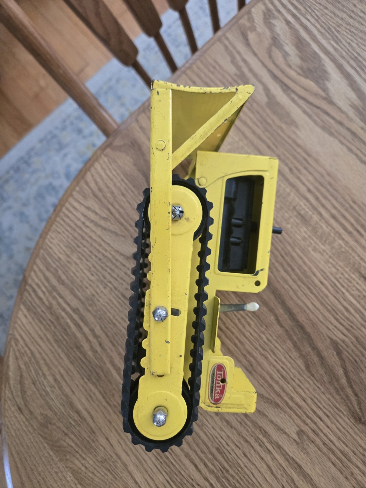 Vintage 1960&rsquo;s &lsquo;Tonka&rsquo; Pressed Steel Yellow Bulldozer – Excellent Cond.-No Rust