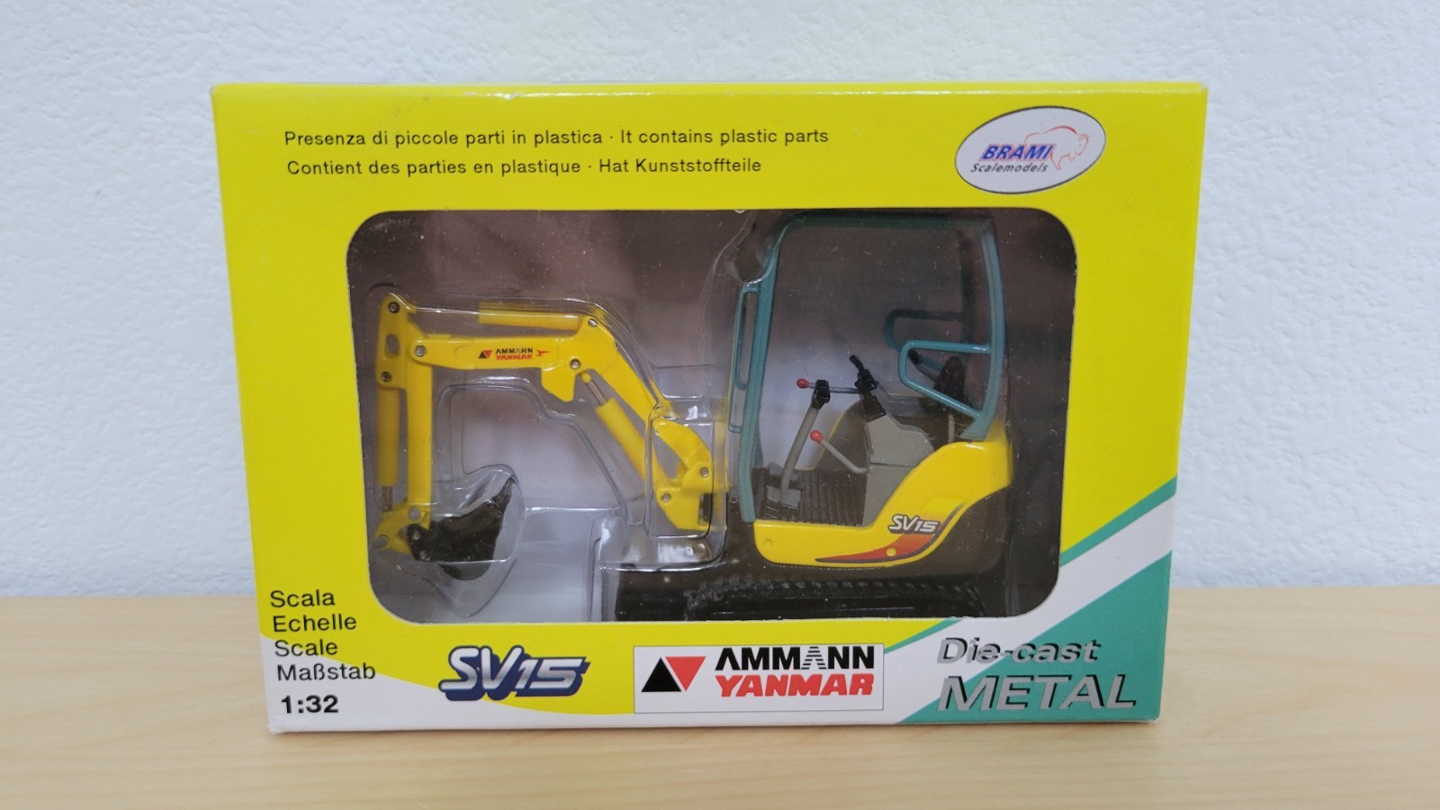 1/32 Brami Yanmar SV15 Mini Excavator (RARE)