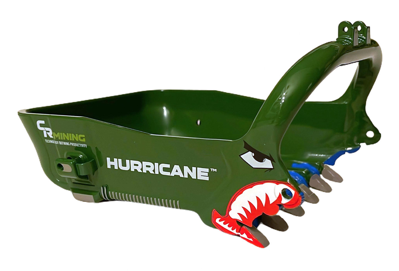 CR Mining 8750 Dragline Bucket Green Hurricane – Weiss Bros 1:50 Scale Model New