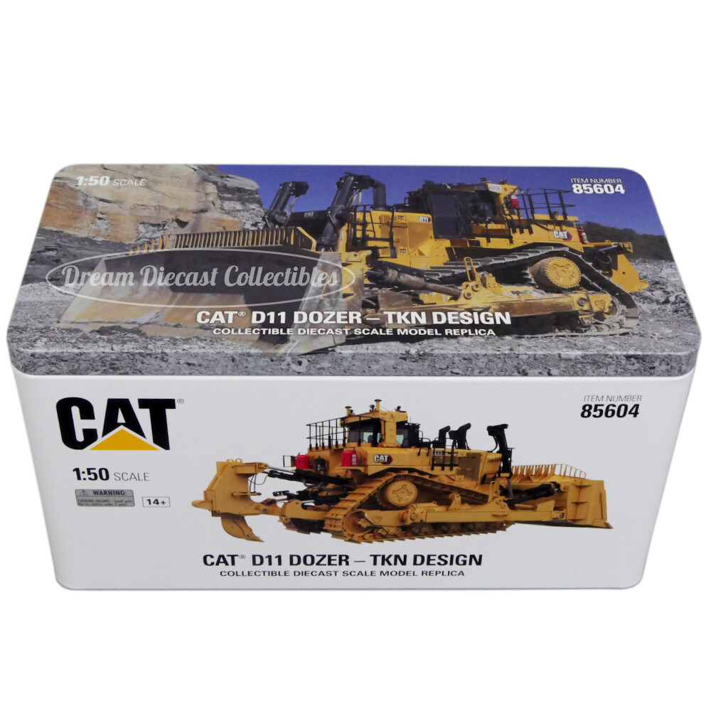 CAT CATERPILLAR D11 FUSION TRACK TYPE TRACTOR DOZER 1/50 DIECAST MASTERS 85604
