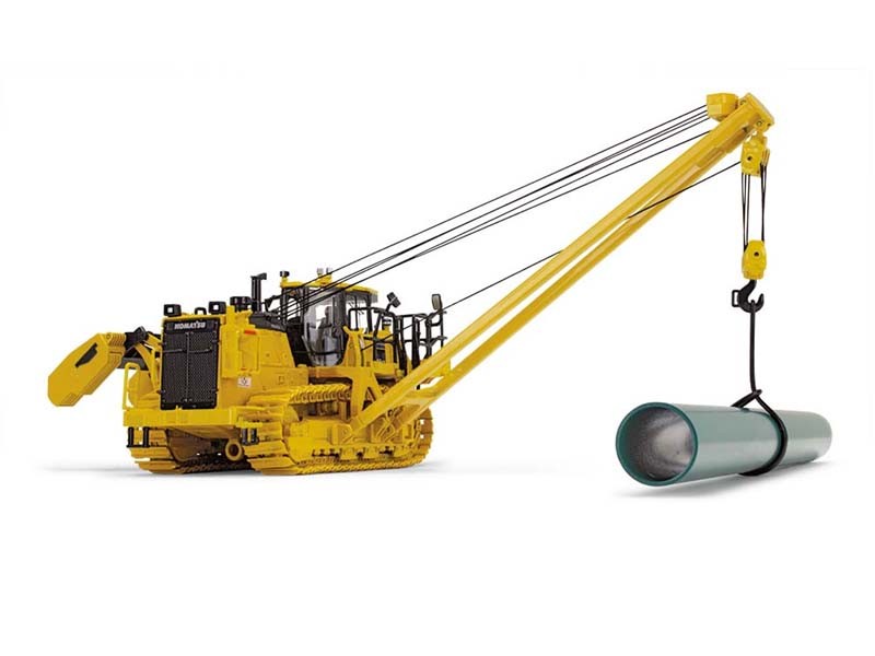 Komatsu D155CX-8 w/ K170 Pipelayer 1:50 Scale Diecast Model First Gear 50-3494