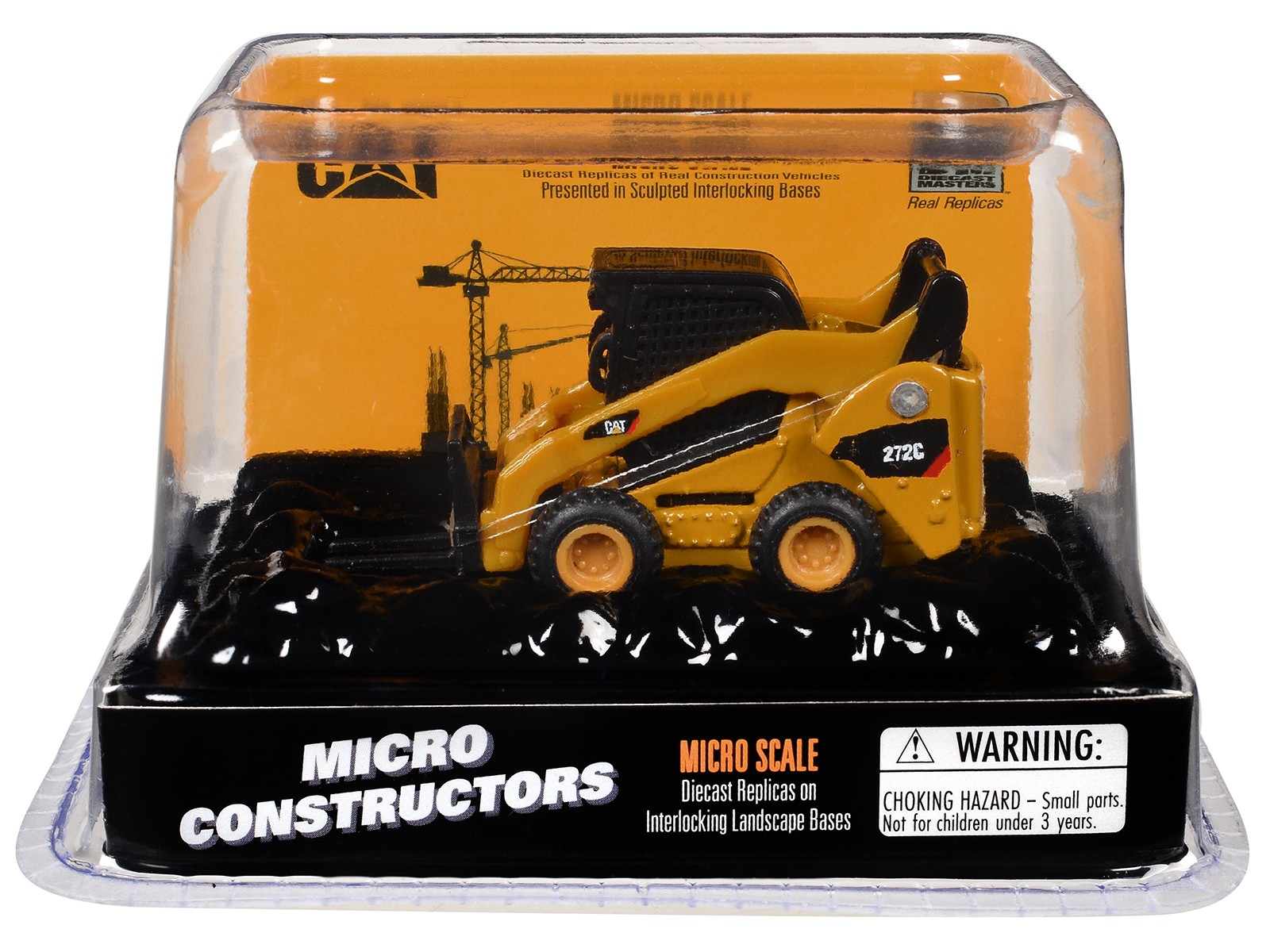 CAT Caterpillar 272C Skid Steer Loader with Pallet Fork Yellow Series