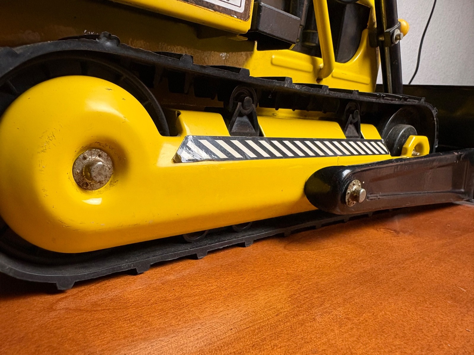 Vintage 80’s turbo diesel Bulldozer Pressed Steel Approx 17 inches Long
