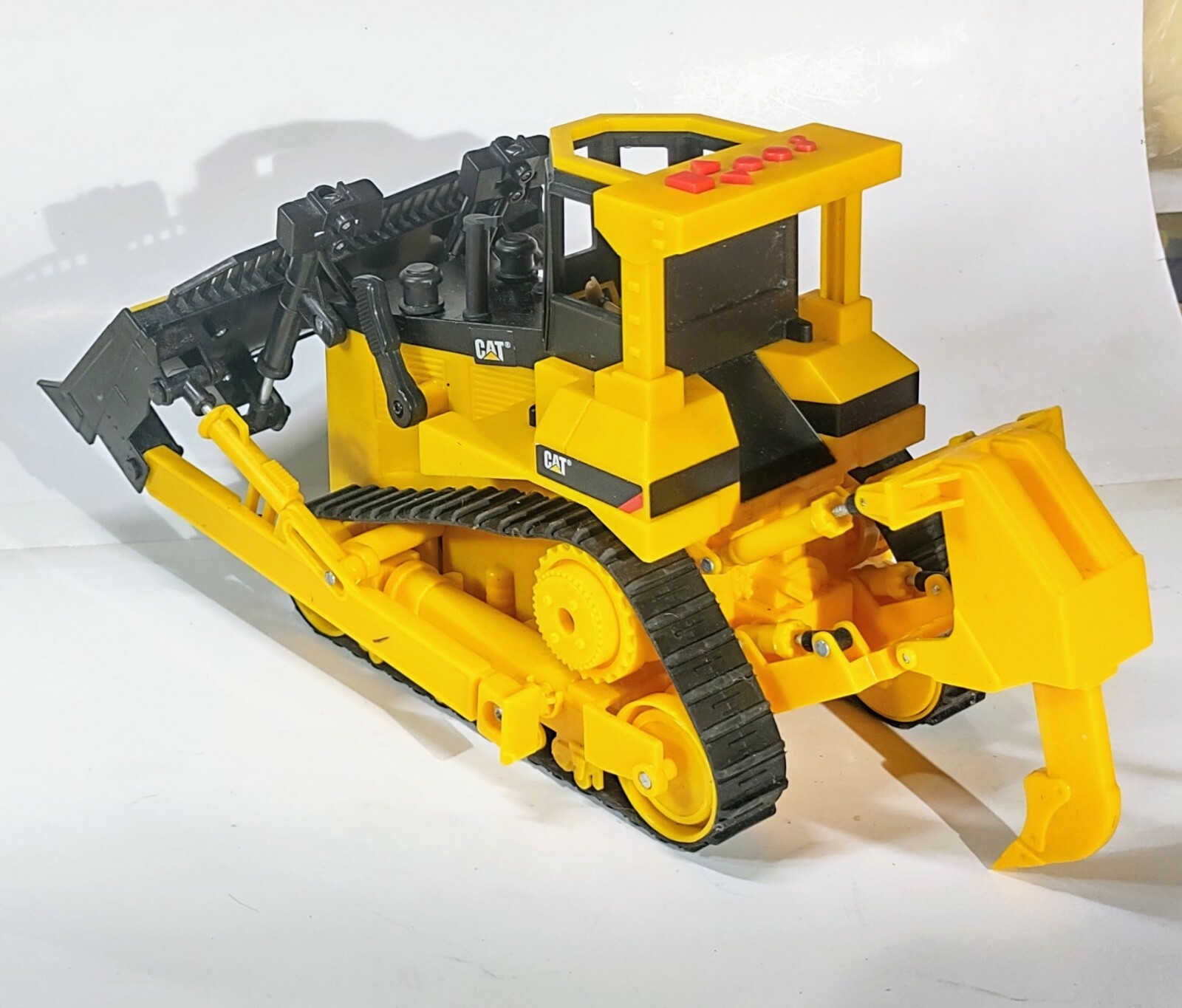 Toy State Industrial Ltd Cat Bulldozer Tractor Backhoe w/Sounds & Movement