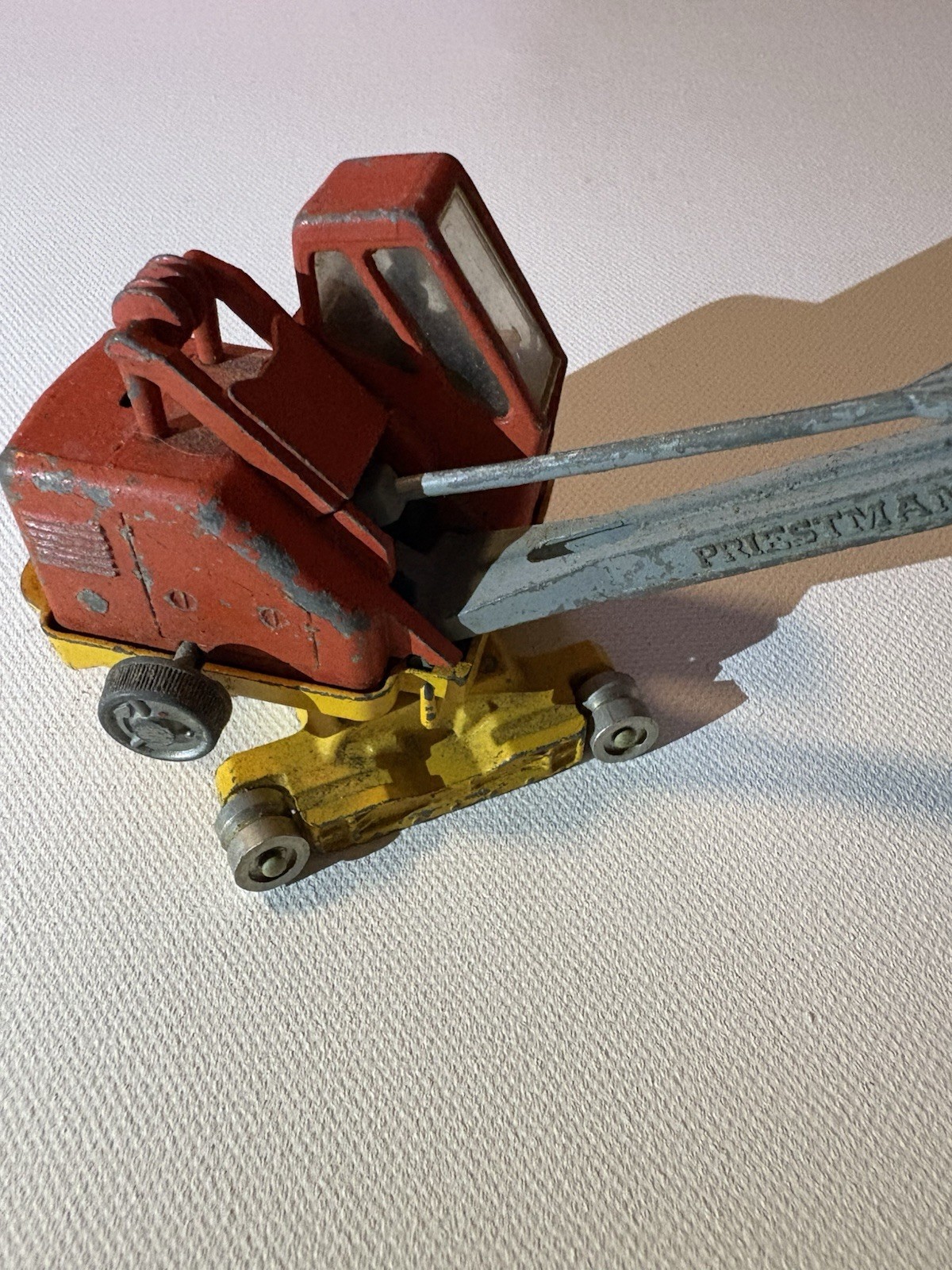 VINTAGE CORGI MAJOR TOYS # 1128 PRIESTMAN CUB SHOVEL DIECAST EXCAVATOR 1963