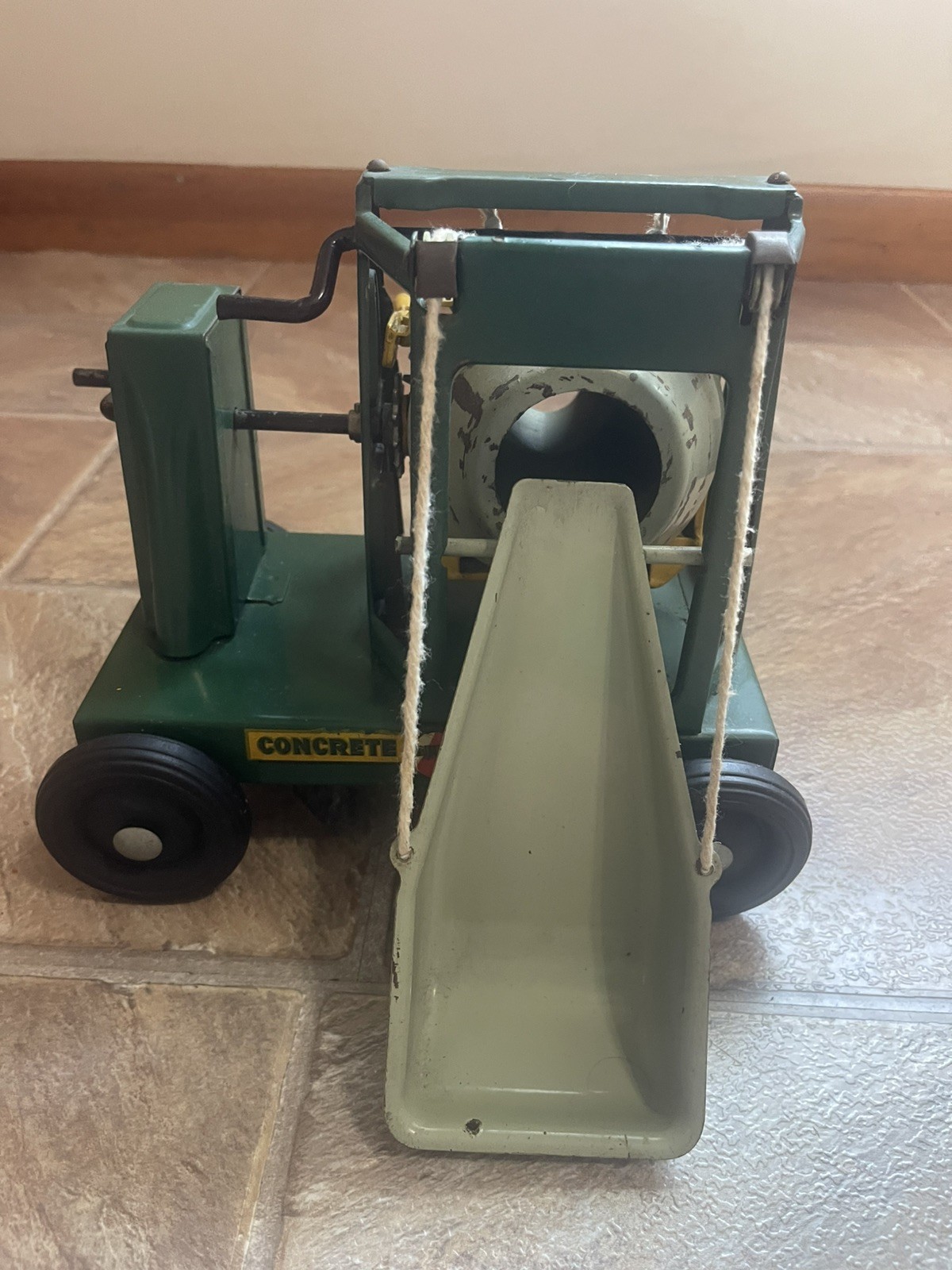 SUPER RARE Buddy L Concrete Mixer–1930s -fully articulated–100% comp. (TONKA)