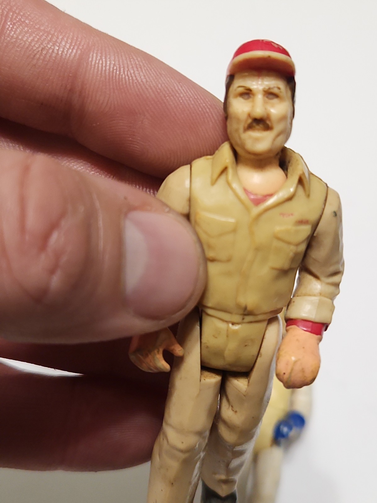 Vintage 1979 Tonka AJ Foyt Racing Team Mechanic & Flight Squadron Figures